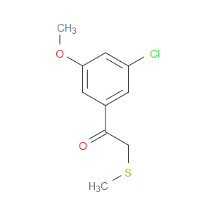 1-(3-Chloro-5-methoxyphenyl)-2-(methylthio)ethanone