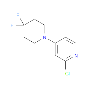 2-Chloro-4-(4,4-difluoro-1-piperidinyl)pyridine