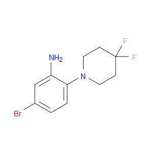 5-Bromo-2-(4,4-difluoro-1-piperidinyl)benzenamine
