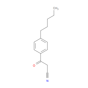 β-Oxo-4-pentylbenzenepropanenitrile