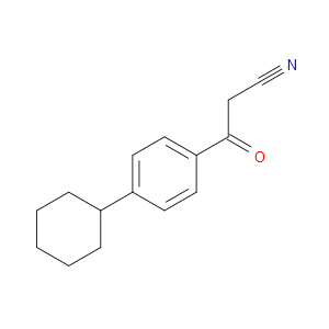 4-Cyclohexyl-β-oxobenzenepropanenitrile