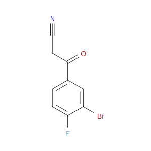 3-Bromo-4-fluoro-β-oxobenzenepropanenitrile