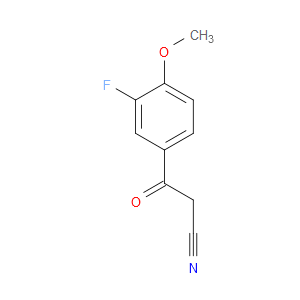 3-Fluoro-4-methoxy-β-oxobenzenepropanenitrile