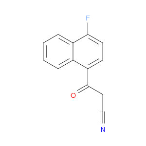 4-Fluoro-β-oxo-1-naphthalenepropanenitrile