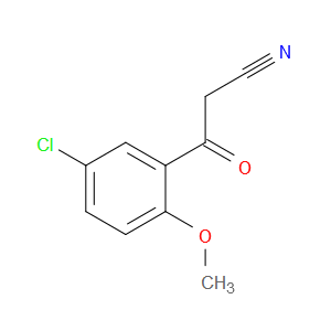 5-Chloro-2-methoxy-β-oxobenzenepropanenitrile