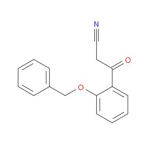 β-Oxo-2-(phenylmethoxy)benzenepropanenitrile