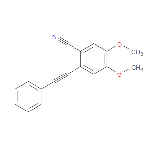 4,5-Dimethoxy-2-(2-phenylethynyl)benzonitrile