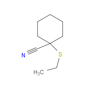 1-(Ethylthio)cyclohexanecarbonitrile