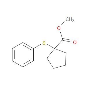 Methyl 1-(phenylthio)cyclopentanecarboxylate