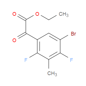 ethyl 2-(5-bromo-2,4-difluoro-3-methylphenyl)-2-oxoacetate