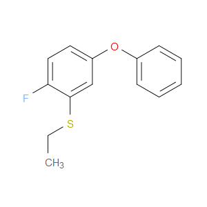 ethyl(2-fluoro-5-phenoxyphenyl)sulfane