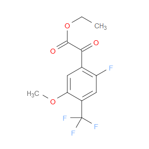 ethyl 2-(2-fluoro-5-methoxy-4-(trifluoromethyl)phenyl)-2-oxoacetate
