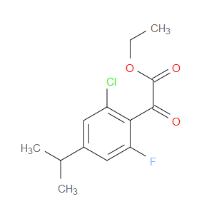 ethyl 2-(2-chloro-6-fluoro-4-isopropylphenyl)-2-oxoacetate