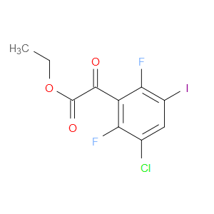 ethyl 2-(3-chloro-2,6-difluoro-5-iodophenyl)-2-oxoacetate