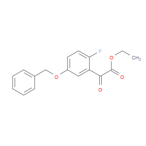 ethyl 2-(5-(benzyloxy)-2-fluorophenyl)-2-oxoacetate
