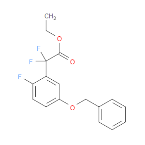ethyl 2-(5-(benzyloxy)-2-fluorophenyl)-2,2-difluoroacetate