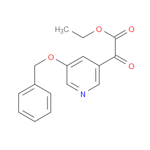 ethyl 2-(5-(benzyloxy)pyridin-3-yl)-2-oxoacetate