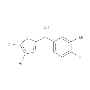 4-Bromo-α-(3-bromo-4-fluorophenyl)-5-chloro-2-thiophenemethanol