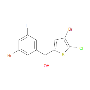 4-Bromo-α-(3-bromo-5-fluorophenyl)-5-chloro-2-thiophenemethanol