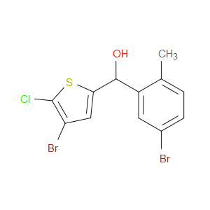 4-Bromo-α-(5-bromo-2-methylphenyl)-5-chloro-2-thiophenemethanol