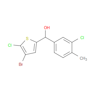 4-Bromo-5-chloro-α-(3-chloro-4-methylphenyl)-2-thiophenemethanol