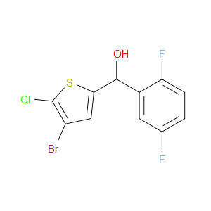 4-Bromo-5-chloro-α-(2,5-difluorophenyl)-2-thiophenemethanol