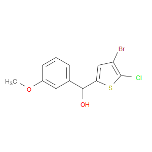 4-Bromo-5-chloro-α-(3-methoxyphenyl)-2-thiophenemethanol