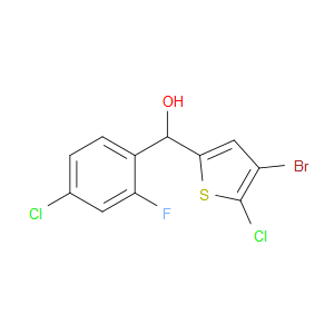 4-Bromo-5-chloro-α-(4-chloro-2-fluorophenyl)-2-thiophenemethanol