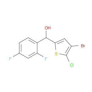 4-Bromo-5-chloro-α-(2,4-difluorophenyl)-2-thiophenemethanol