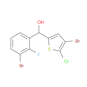4-Bromo-α-(3-bromo-2-fluorophenyl)-5-chloro-2-thiophenemethanol