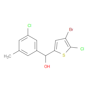 4-Bromo-5-chloro-α-(3-chloro-5-methylphenyl)-2-thiophenemethanol