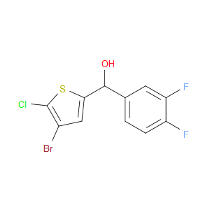 4-Bromo-5-chloro-α-(3,4-difluorophenyl)-2-thiophenemethanol