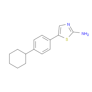 5-(4-Cyclohexylphenyl)thiazol-2-amine