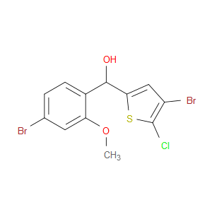 4-Bromo-α-(4-bromo-2-methoxyphenyl)-5-chloro-2-thiophenemethanol