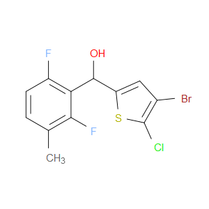 4-Bromo-5-chloro-α-(2,6-difluoro-3-methylphenyl)-2-thiophenemethanol