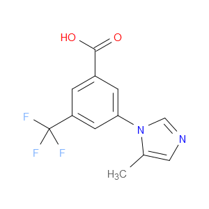 Benzoic acid, 3-(5-methyl-1H-imidazol-1-yl)-5-(trifluoromethyl)-