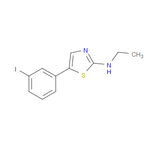 N-ethyl-5-(3-iodophenyl)thiazol-2-amine