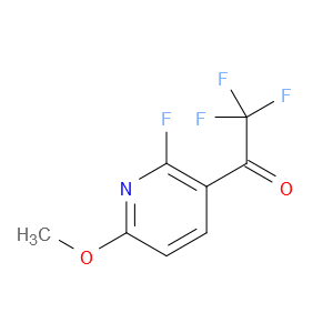 2,2,2-trifluoro-1-(2-fluoro-6-methoxypyridin-3-yl)ethanone