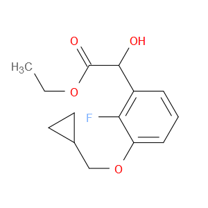 ethyl 2-(3-(cyclopropylmethoxy)-2-fluorophenyl)-2-hydroxyacetate