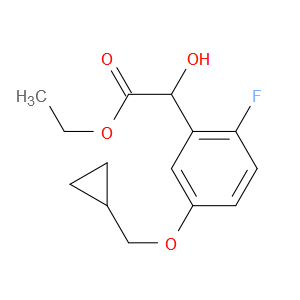 ethyl 2-(5-(cyclopropylmethoxy)-2-fluorophenyl)-2-hydroxyacetate