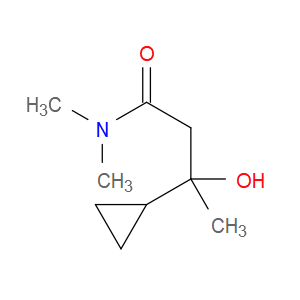 β-Hydroxy-N,N,β-trimethylcyclopropanepropanamide