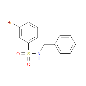 3-Bromo-N-(phenylmethyl)benzenesulfonamide