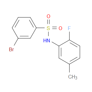 3-Bromo-N-(2-fluoro-5-methylphenyl)benzenesulfonamide