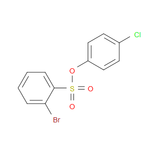 4-Chlorophenyl 2-bromobenzenesulfonate