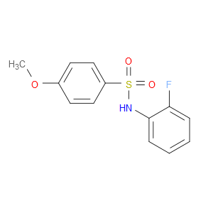 N-(2-Fluorophenyl)-4-methoxybenzenesulfonamide