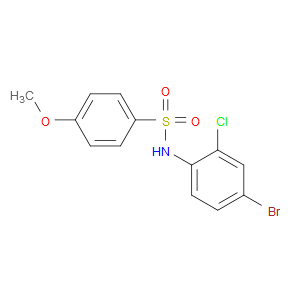 N-(4-Bromo-2-chlorophenyl)-4-methoxybenzenesulfonamide