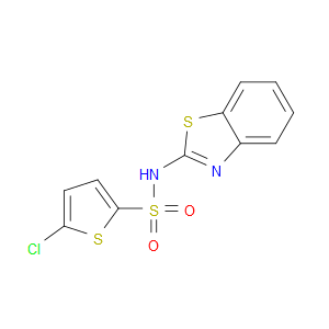 N-2-Benzothiazolyl-5-chloro-2-thiophenesulfonamide