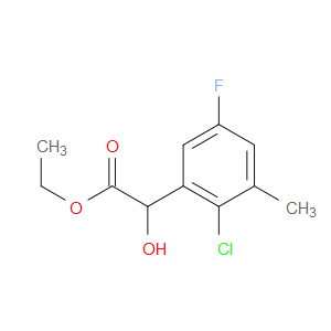 ethyl 2-(2-chloro-5-fluoro-3-methylphenyl)-2-hydroxyacetate
