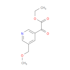 ethyl 2-(5-(methoxymethyl)pyridin-3-yl)-2-oxoacetate