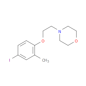 4-(2-(4-iodo-2-methylphenoxy)ethyl)morpholine
